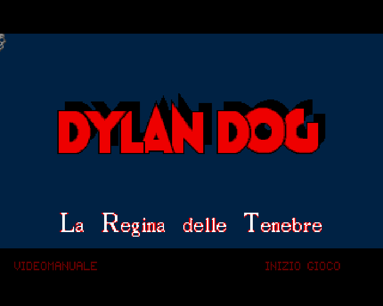 Скриншот Dylan Dog, титульный экран