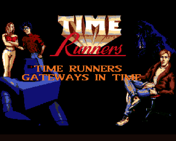 Скриншот Time Runners, титульный экран